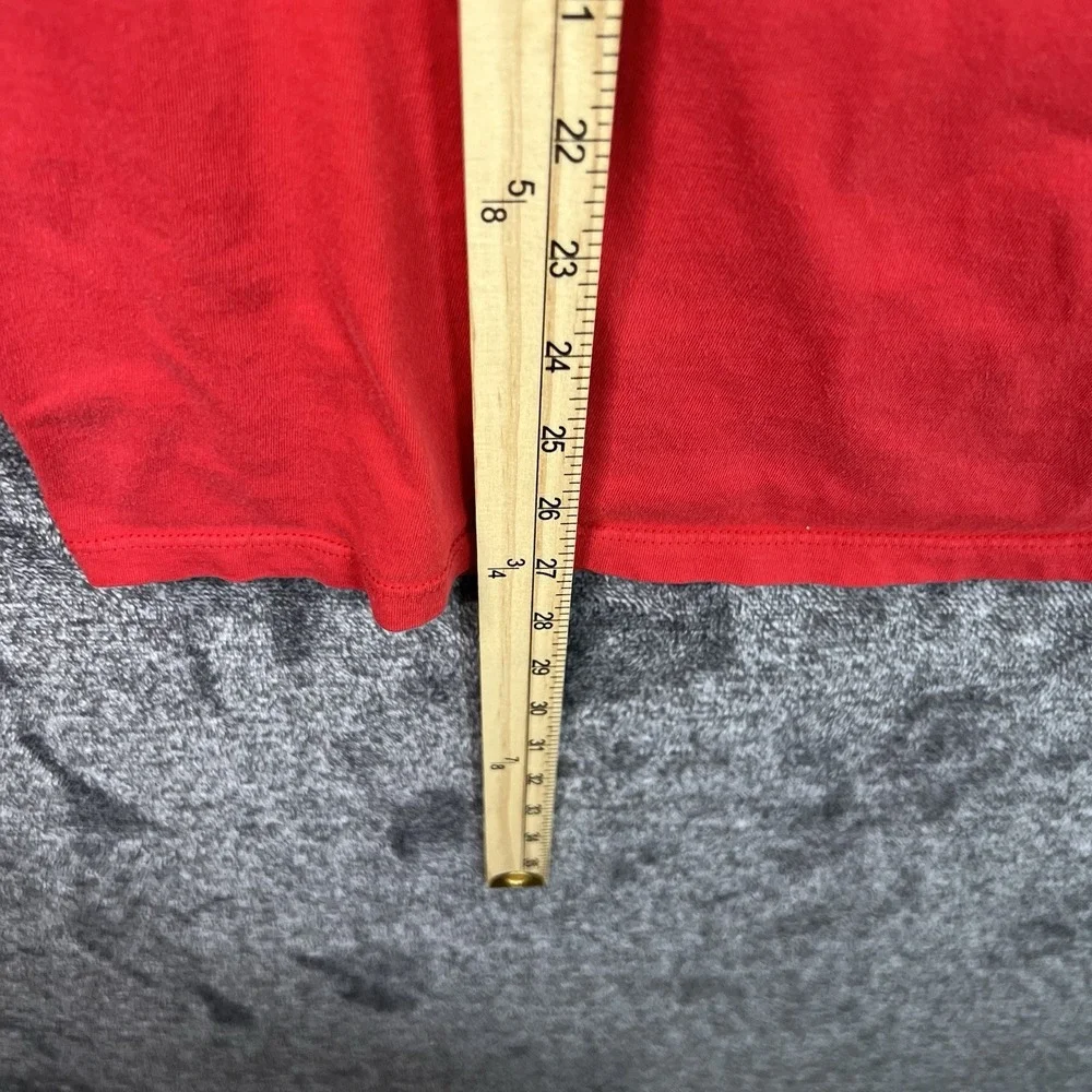 Ohio State Buckeyes Nike Size Large Red Athletic Cut Tee Shirt Dri Fit